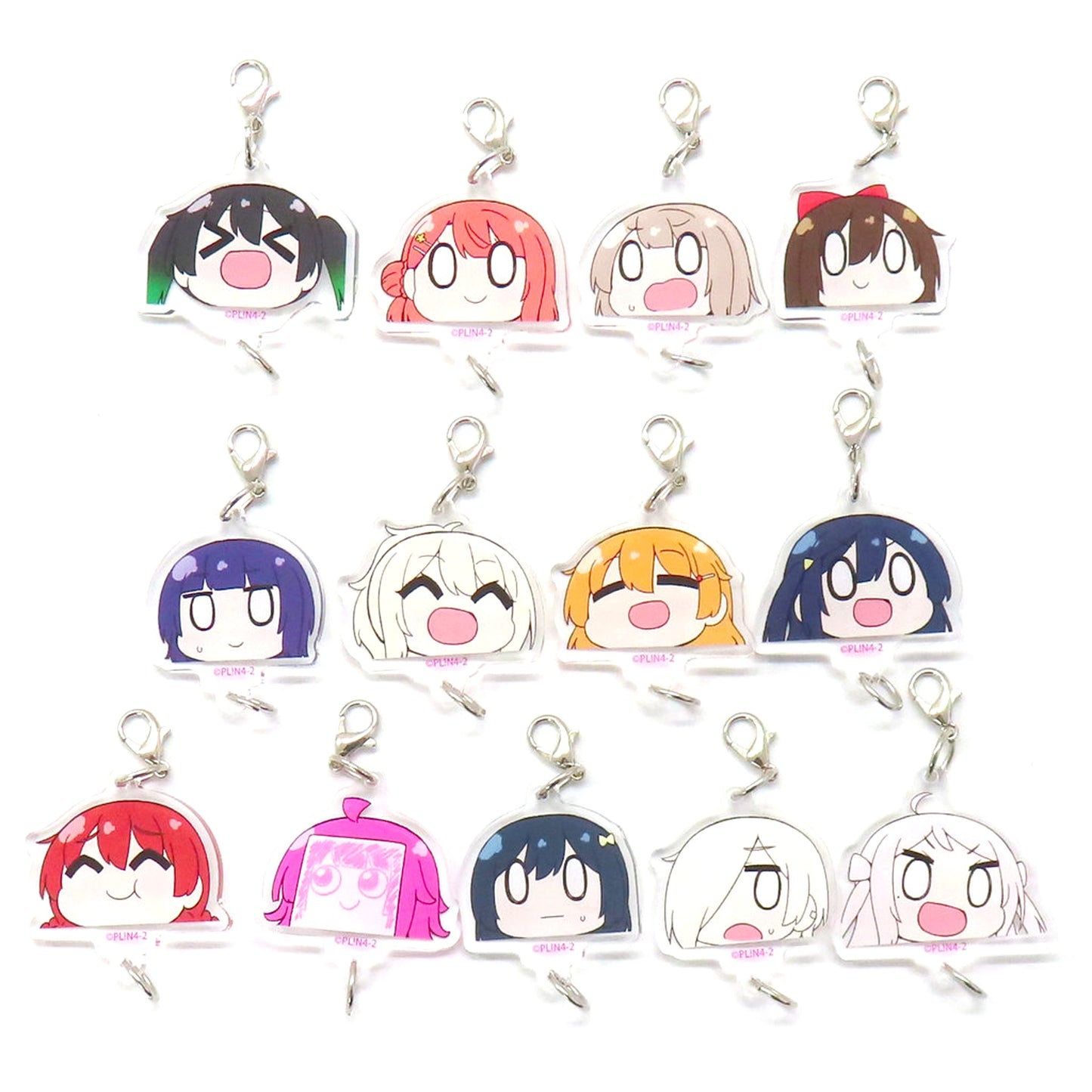 Group Illustration Connecting Acrylic Charm Set Bundle Bonus for Comics Nijiyon Love Live! Nijigasaki High School Idol Club Yonkoma Gamers Ltd Edition [USED]