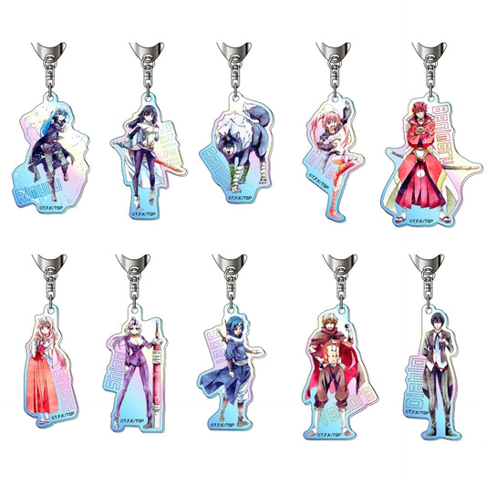 Set of 10 Aurora Acrylic Keychain That Time I Got Reincarnated as a Slime Letacolle [USED]