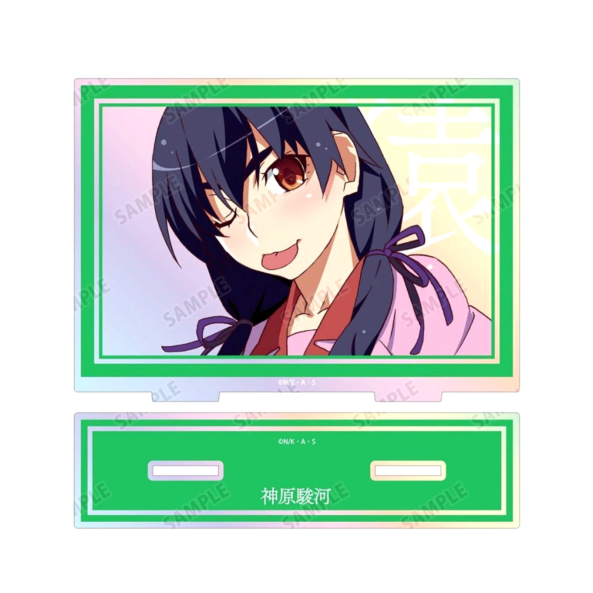 Suruga Kanbaru Aurora BIG Acrylic Stand Monogatari Series [USED]