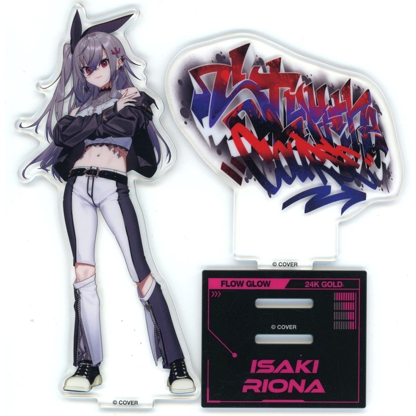 Hibiki Riona Acrylic Stand Virtual YouTuber hololive FLOW GLOW's MIXTAPE 02 [USED]