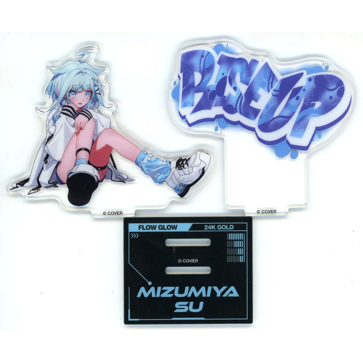 Mizumiya Su VTuber Hololive FLOW GLOW's MIXTAPE 02 Acrylic Stand [USED]