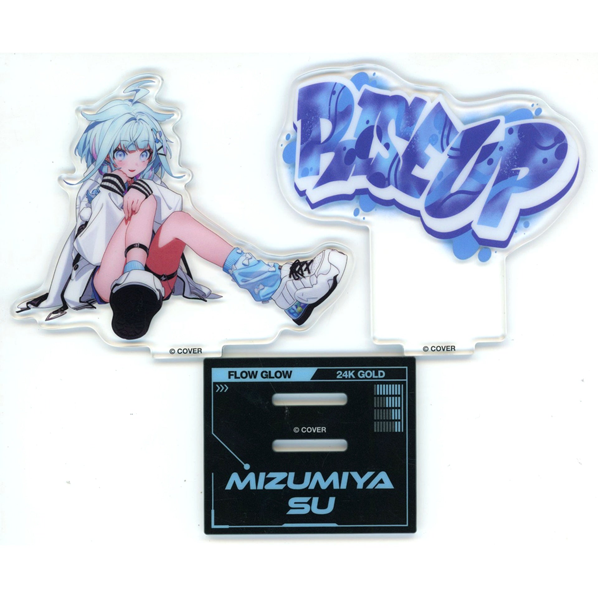 Mizumiya Su VTuber Hololive FLOW GLOW's MIXTAPE 02 Acrylic Stand [USED]