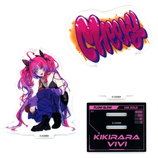 Kikirara Vivi Acrylic Stand Virtual YouTuber hololive FLOW GLOW's MIXTAPE 02 [USED]