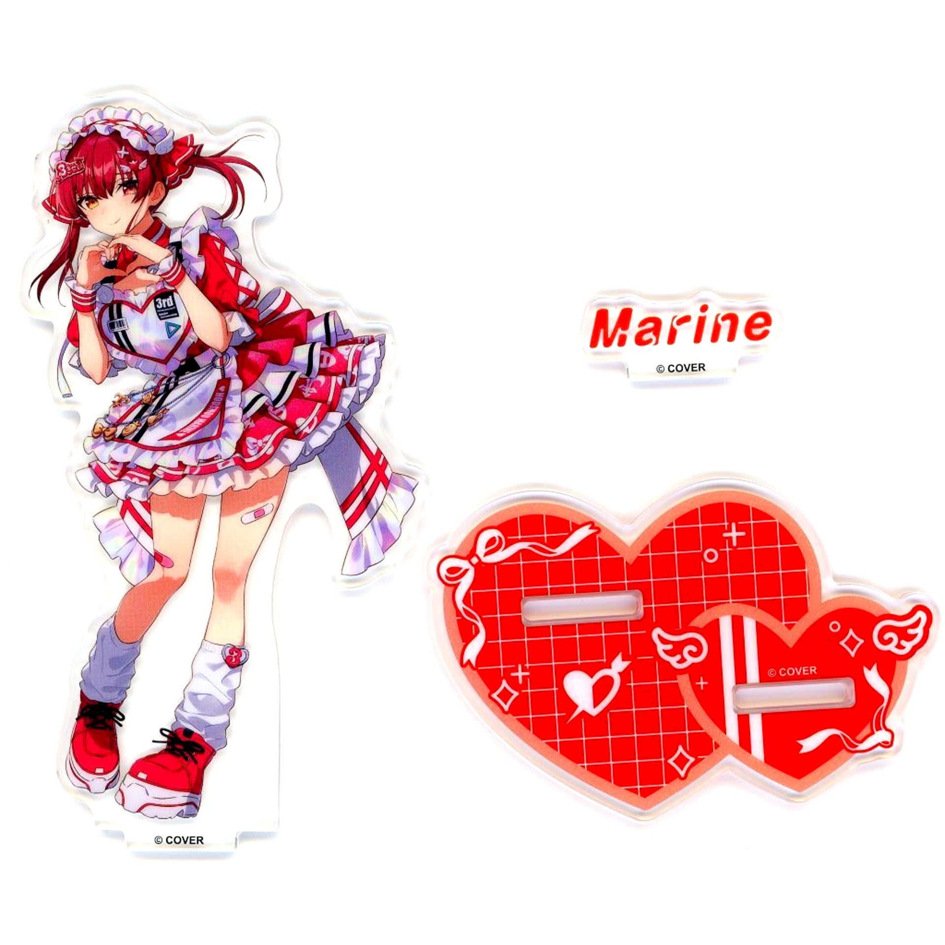 Houshou Marine Virtual YouTuber Hololive 3rd Generation Live Kyururun Daisakusen Saikyou Idol Osushikanai Desho Acrylic Stand [USED]