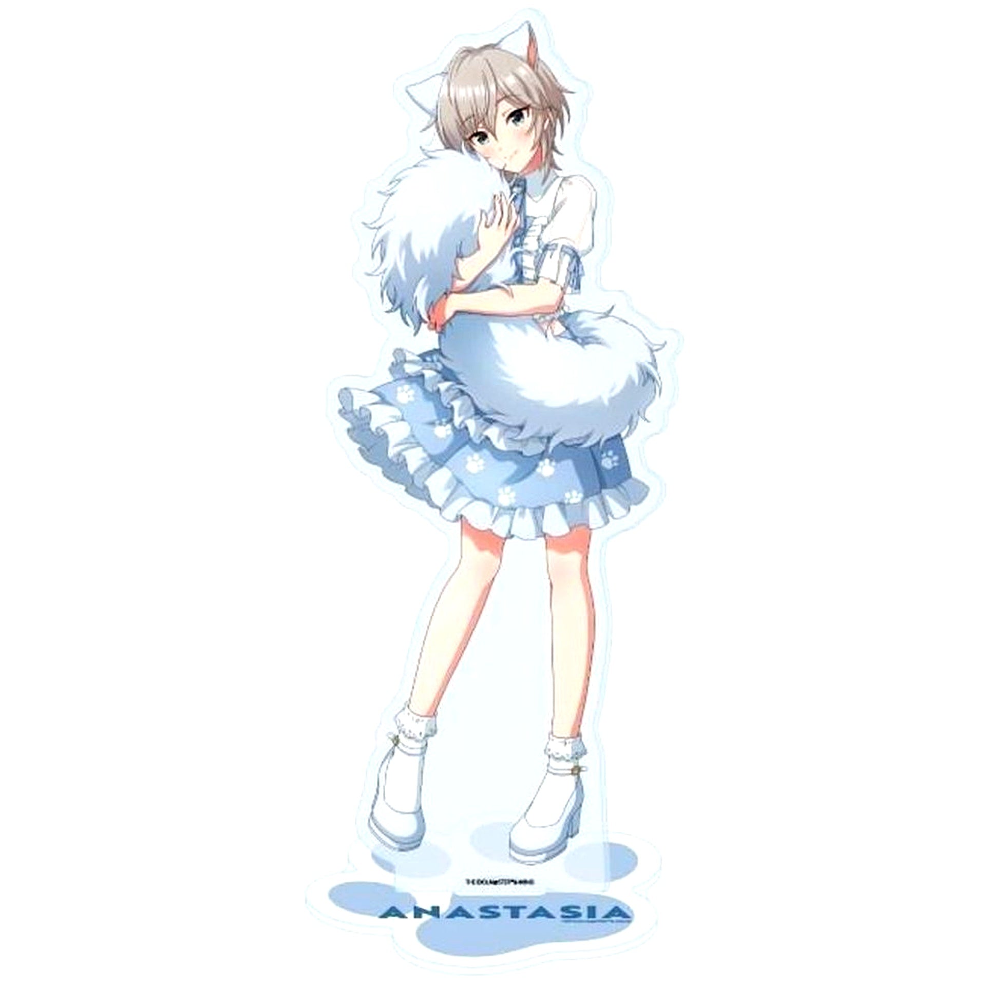Anastasia 10. Cat Ver. Illustration HUGE Acrylic Stand The Idolmaster Cinderella Girls in eeo Store Ikebukuro Honten [USED]