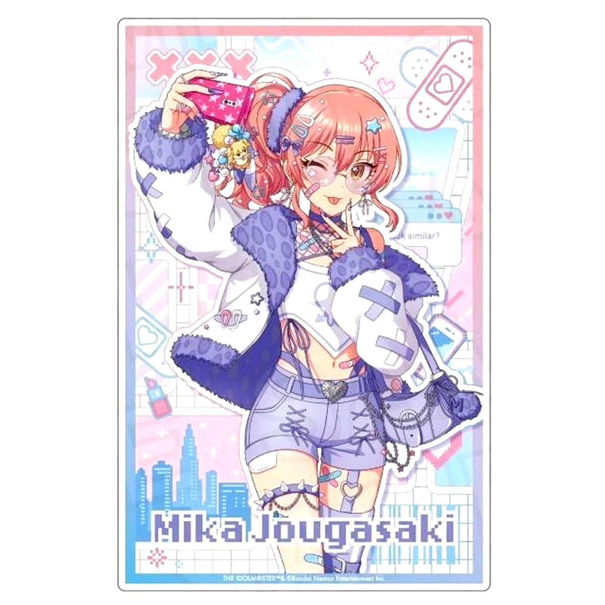 Mika Jougasaki Acrylic Item THE IDOLM@STER Cinderella Girls x Million Live! Dekoraiku TWINS Pop-up Shop [USED]
