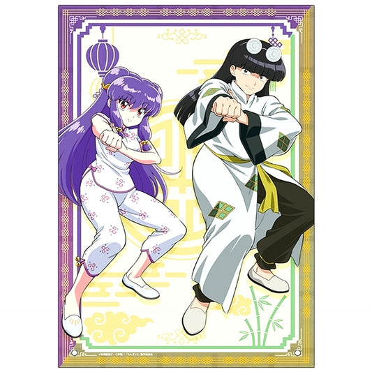 Shampoo and Mousse TV Anime Ranma 1/2 Illustration Acrylic Panel [USED]