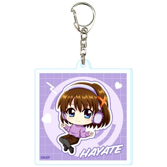 Hayate Magical Girl Lyrical Nanoha Series Acrylic Keychain 12 Mini Character Illustration [USED]