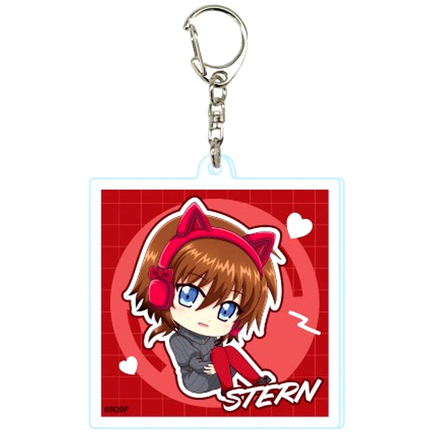 Stern Magical Girl Lyrical Nanoha Series Acrylic Keychain 12 Mini Character Illustration [USED]