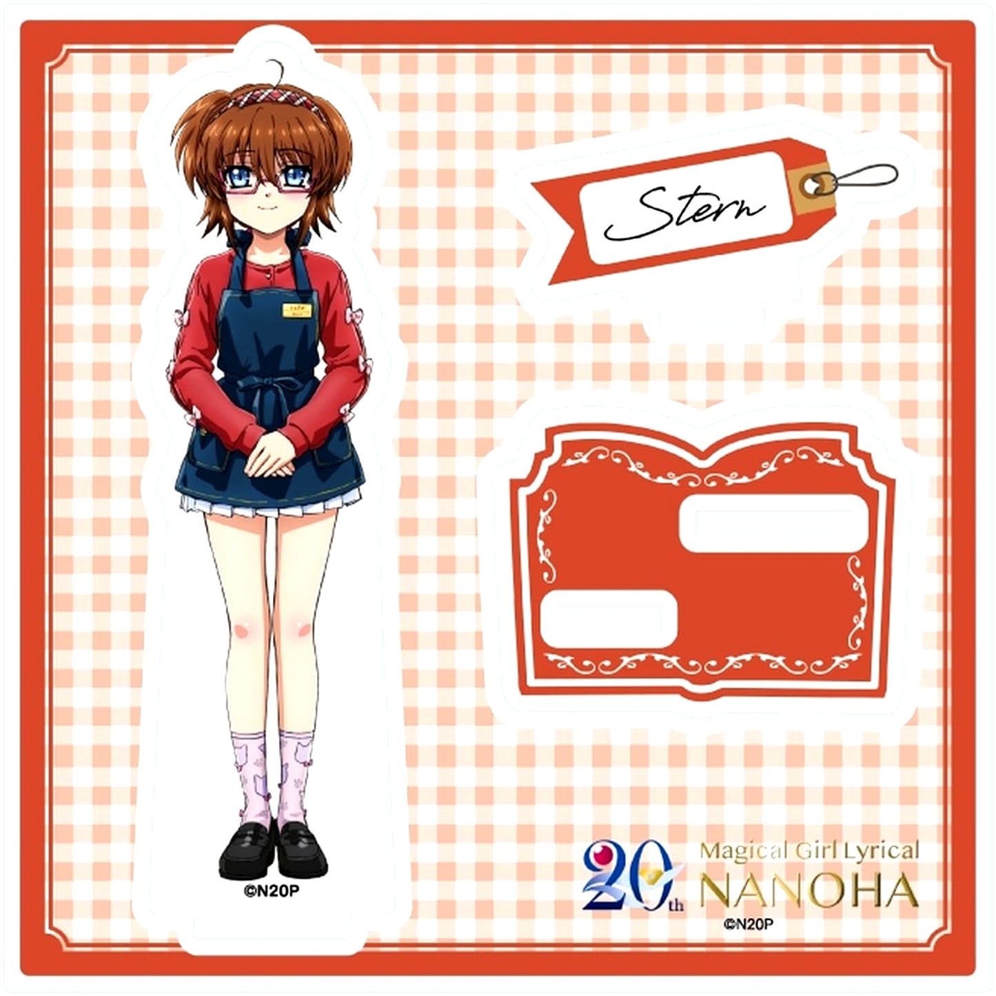 Stern 05. Acrylic Stand Plate Illustration Magical Girl Lyrical Nanoha Series [USED]