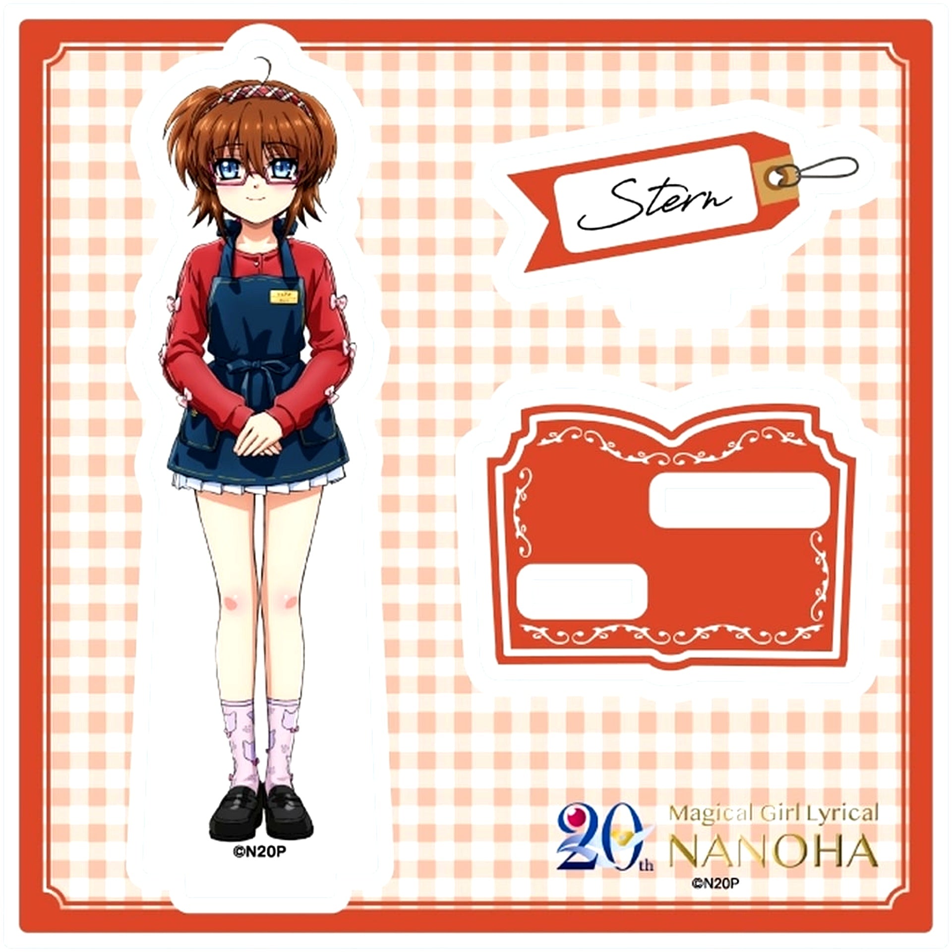 Stern 05. Acrylic Stand Plate Illustration Magical Girl Lyrical Nanoha Series [USED]