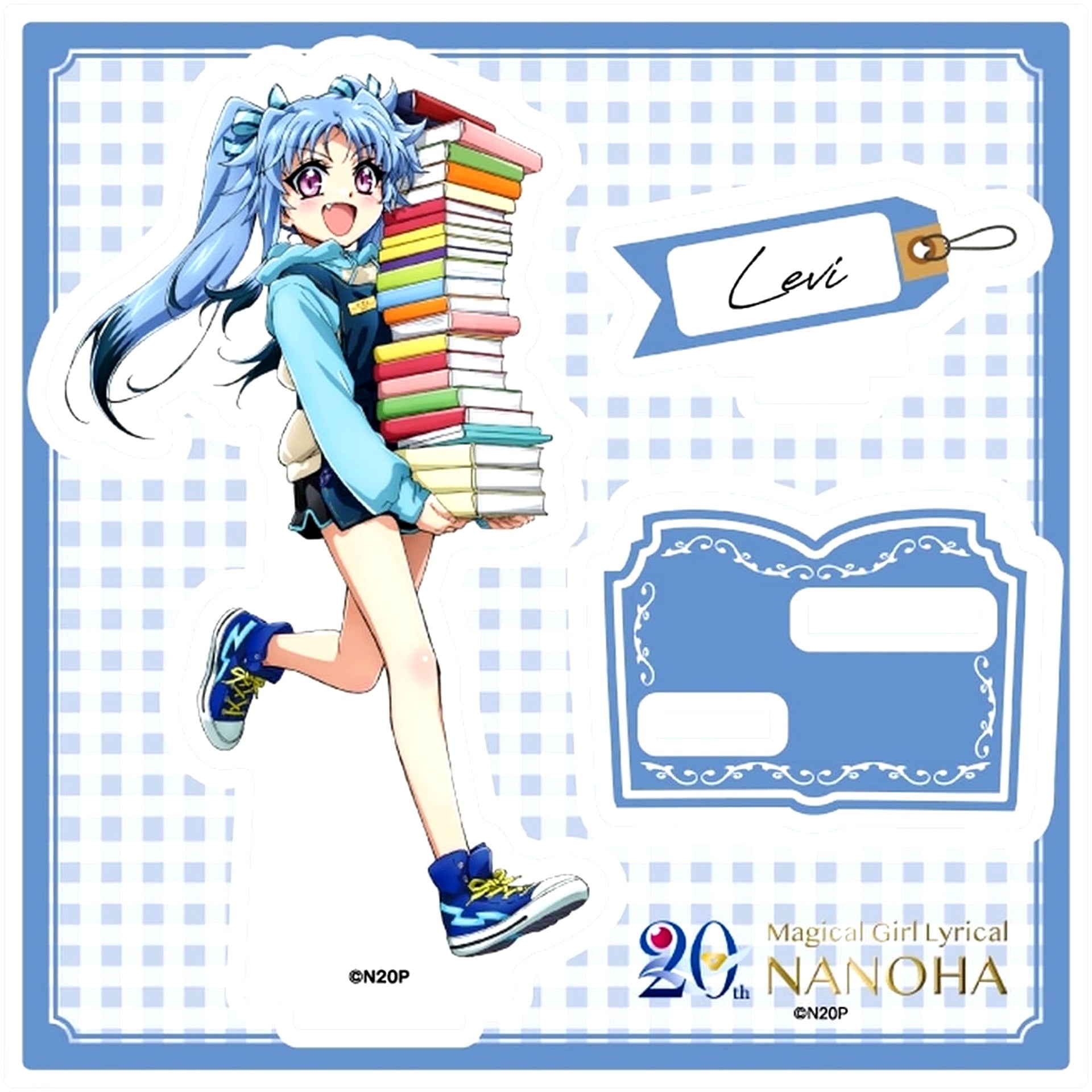 Levi 06. Acrylic Stand Plate Illustration Magical Girl Lyrical Nanoha Series [USED]