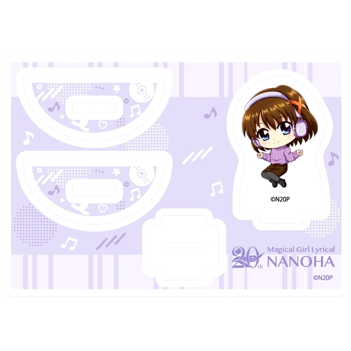 Hayate 03. Swaying Acrylic Stand Mini Character Illustration Magical Girl Lyrical Nanoha Series [USED]