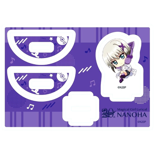 Dearche 04. Swaying Acrylic Stand Mini Character Illustration Magical Girl Lyrical Nanoha Series [USED]