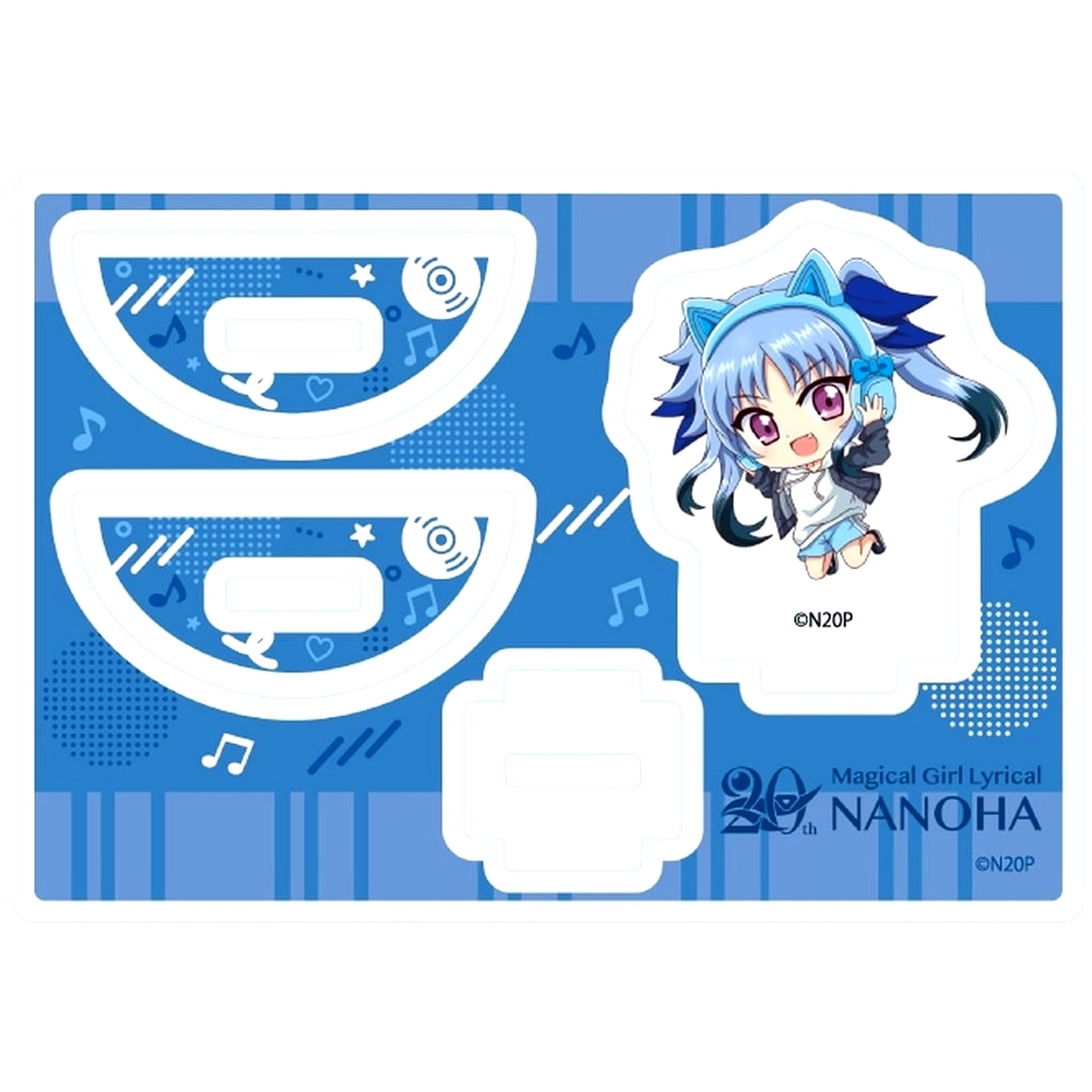 Levi 06. Swaying Acrylic Stand Mini Character Illustration Magical Girl Lyrical Nanoha Series [USED]