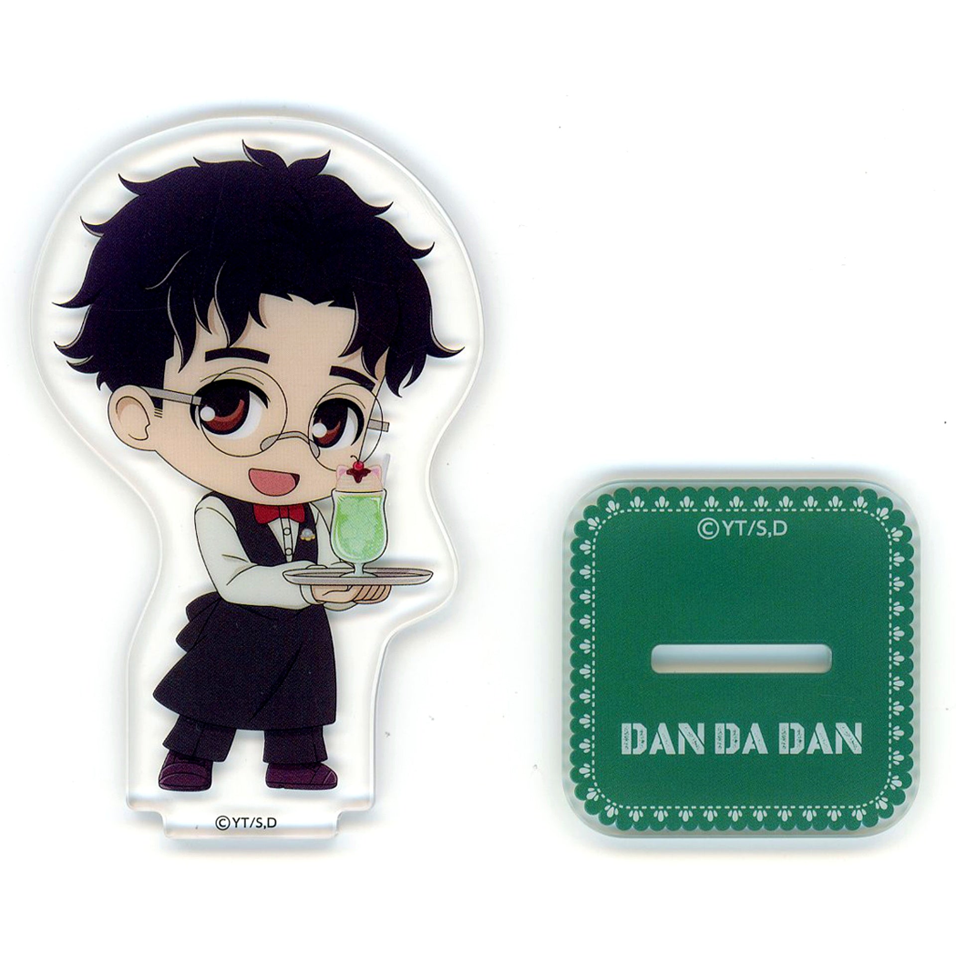 Ken Takakura C Prize TV Anime Dan Da Dan Sega Lucky Kuji Good coffee break Mini Acrylic Stand [USED]