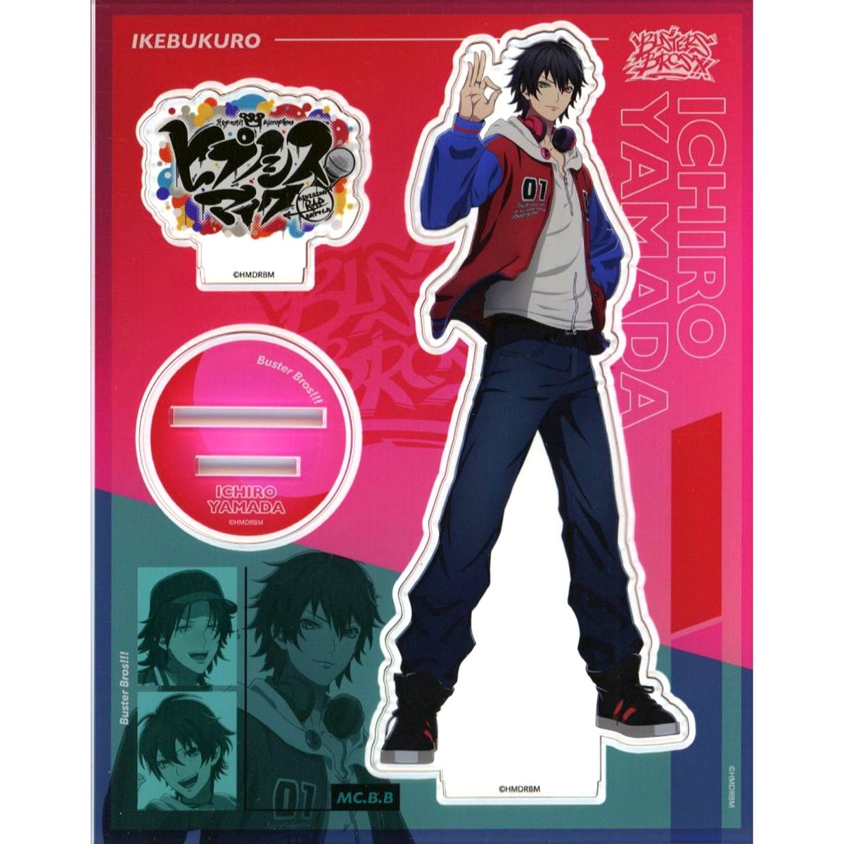 Ichiro Yamada Buster Bros!!! Hypnosis Mic: Division Rap Battle Acrylic Stand The Movie Ver. [USED]