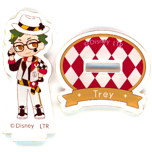 Trey Clover Disney Twisted-Wonderland The Animation OH MY CAFE Mini Acrylic Stand [USED]