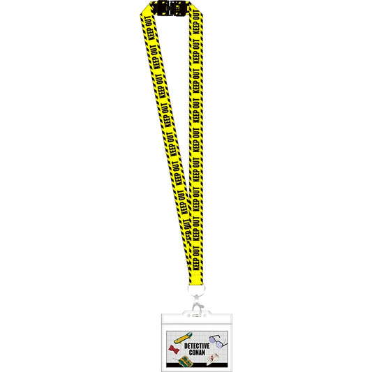 Detective Conan KEEP OUT Neck Strap [USED]