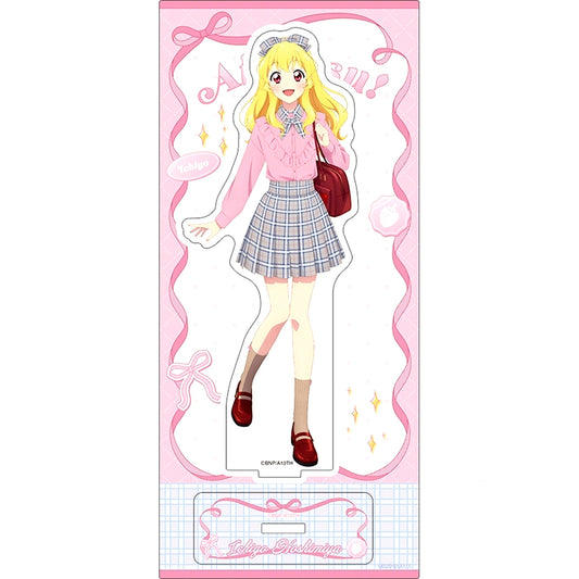 Ichigo Hoshimiya Cute Check Style Ver. Acrylic Stand Aikatsu! [USED]