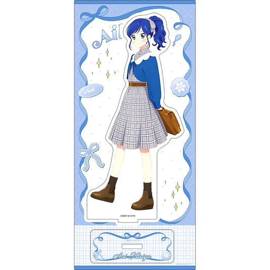 Aoi Kiriya Cute Check Style Ver. Acrylic Stand Aikatsu! [USED]