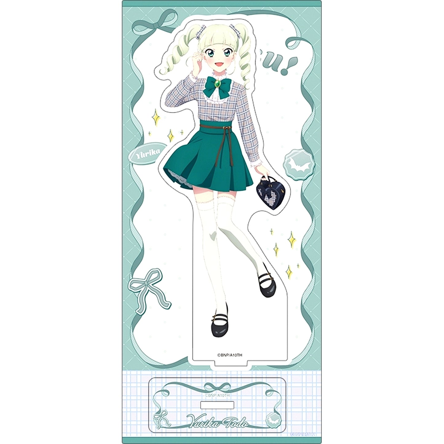 Yurika Todo Cute Check Style Ver. Acrylic Stand Aikatsu! [USED]