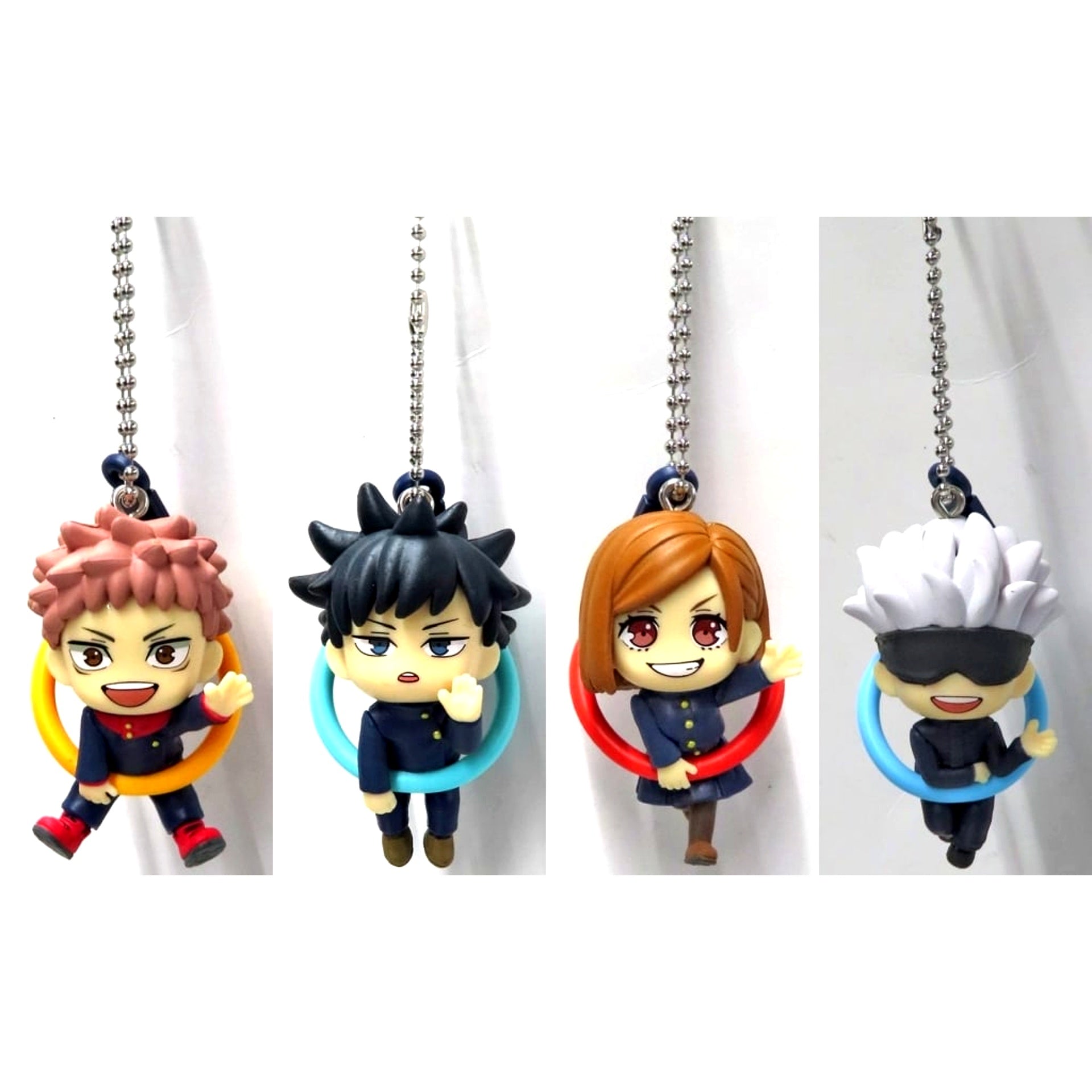 Set of 4 Konnichiwa Figure Mascot Jujutsu Kaisen Vol 2 [USED]