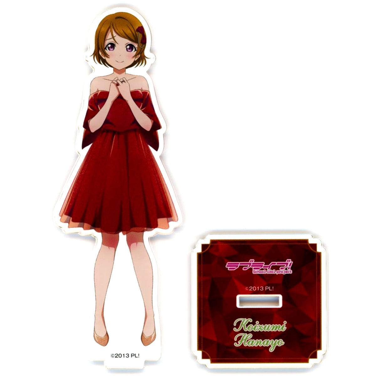 Hanayo Koizumi Acrylic Stand Luminous Garnet Ver. Love Live! Series 15th Anniv. Love Live! Pop Up Store [USED]