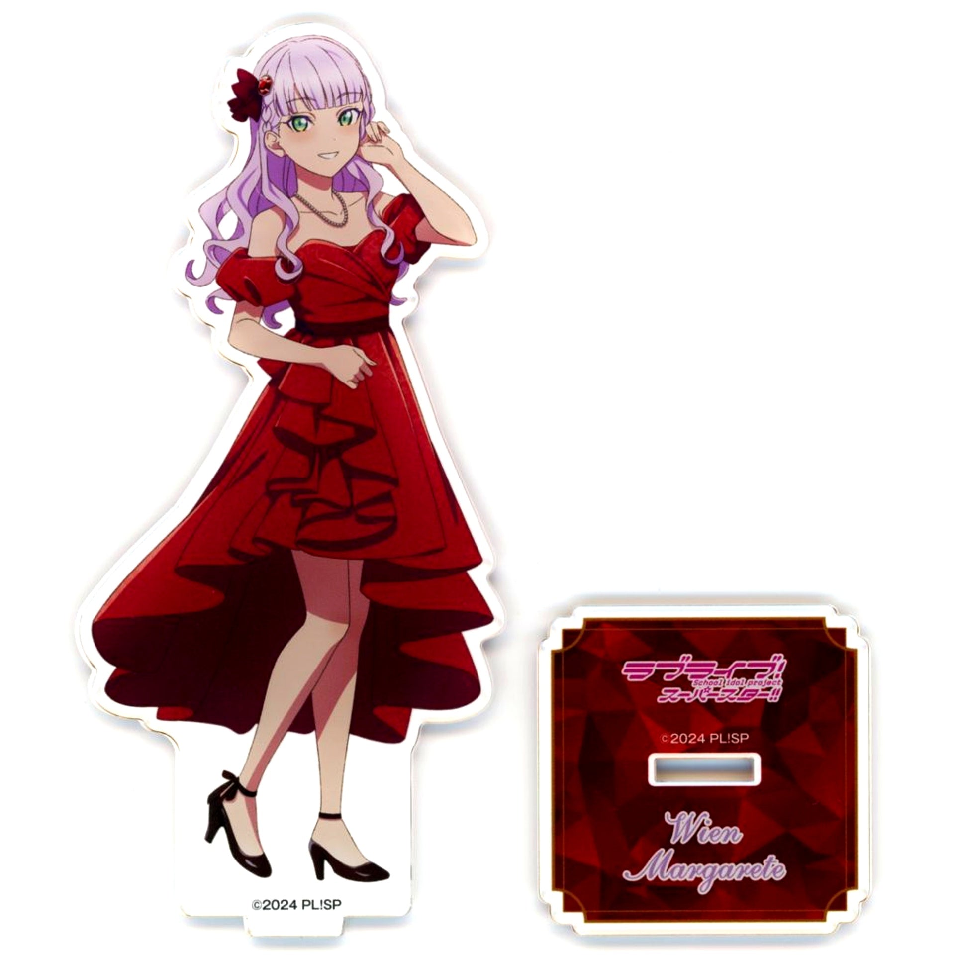 Wien Margarete Luminous Garnet Ver. Love Live! Series 15th Anniversary Love Live! POP UP STORE Acrylic Stand [USED]