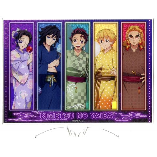 Group A Prize Acrylic Board Demon Slayer: Kimetsu no Yaiba Chapter 7 in Namco Support Store Campaign Digital Mini Game [USED]