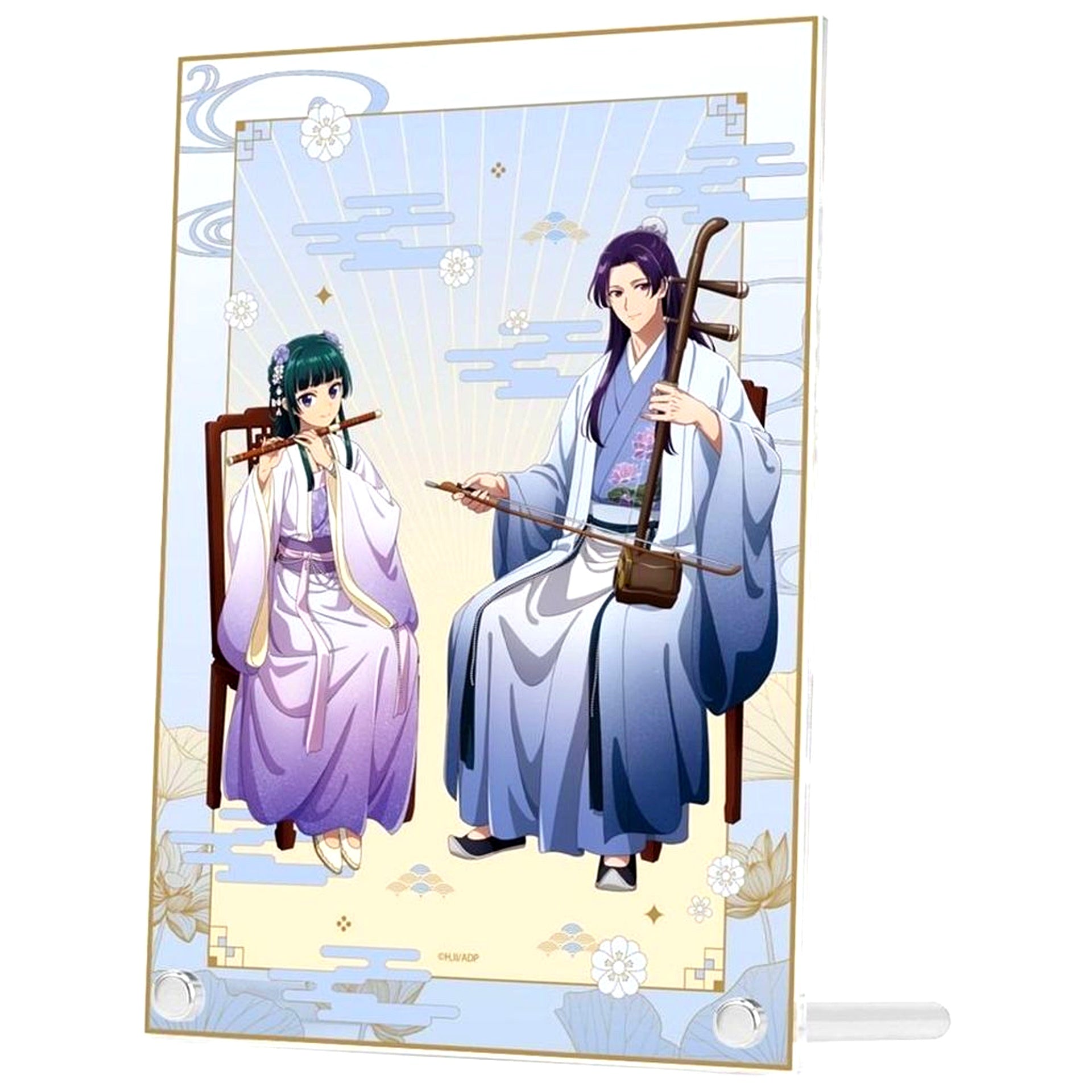 Maomao and Jinshi Illustration A5 Acrylic Panel Performance ver. The Apothecary Diaries POP UP SHOP in TOWER RECORDS [USED]