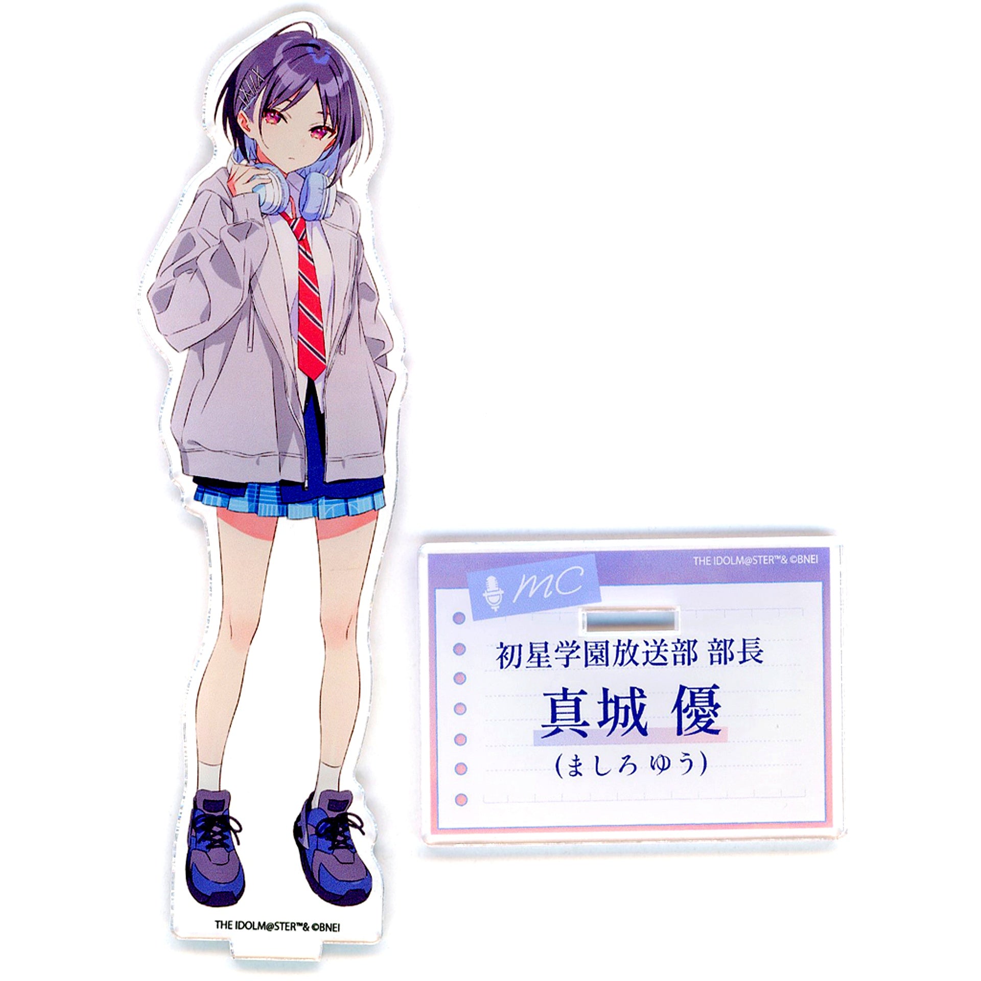 Yu Mashiro A Gakuen Idolmaster Hatsuboshi Gakuen Broadcasting Club Official Acrylic Stand [USED]