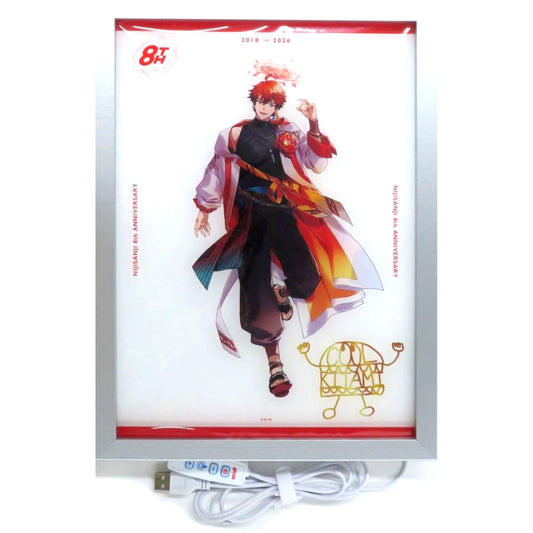 Kitami Yusei Virtual YouTuber Nijisanji 8th Anniversary Acrylic Light Panel [USED]