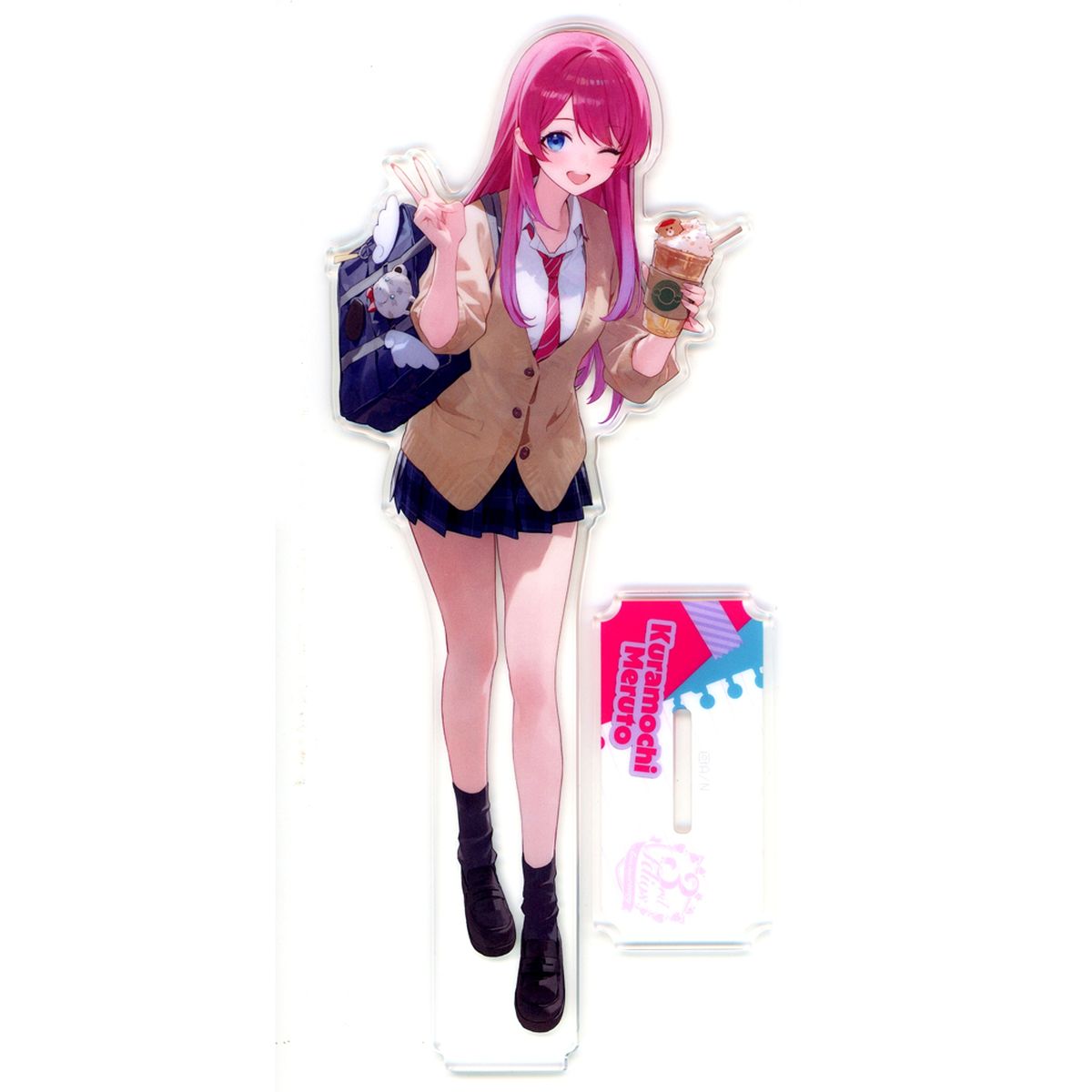 Kuramochi Meruto Big Acrylic Stand Virtual YouTuber Nijisanji Idios 3rd Anniversary [USED]