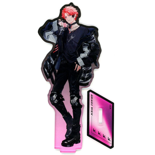 Akagi Wen Urufu Ver. Virtual YouTuber Nijisanji Acrylic Stand Gyaurufu [USED]