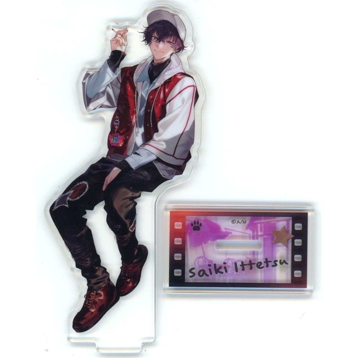 Saiki Ittetsu chill Virtual YouTuber Nijisanji RITOTETSU Seaside Holiday Acrylic Stand [USED]
