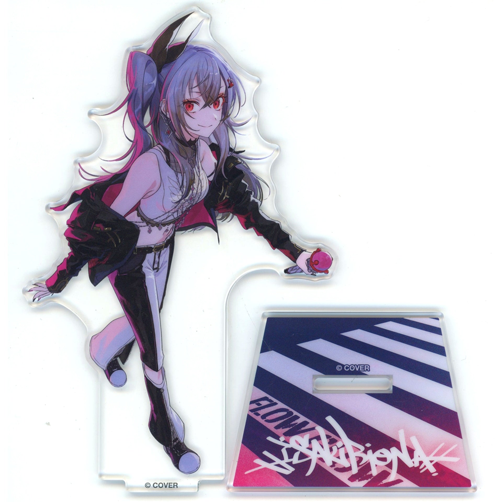 Hibisaki Riona Virtual YouTuber Hololive FLOW GLOW's MIXTAPE 03 Acrylic Stand [USED]