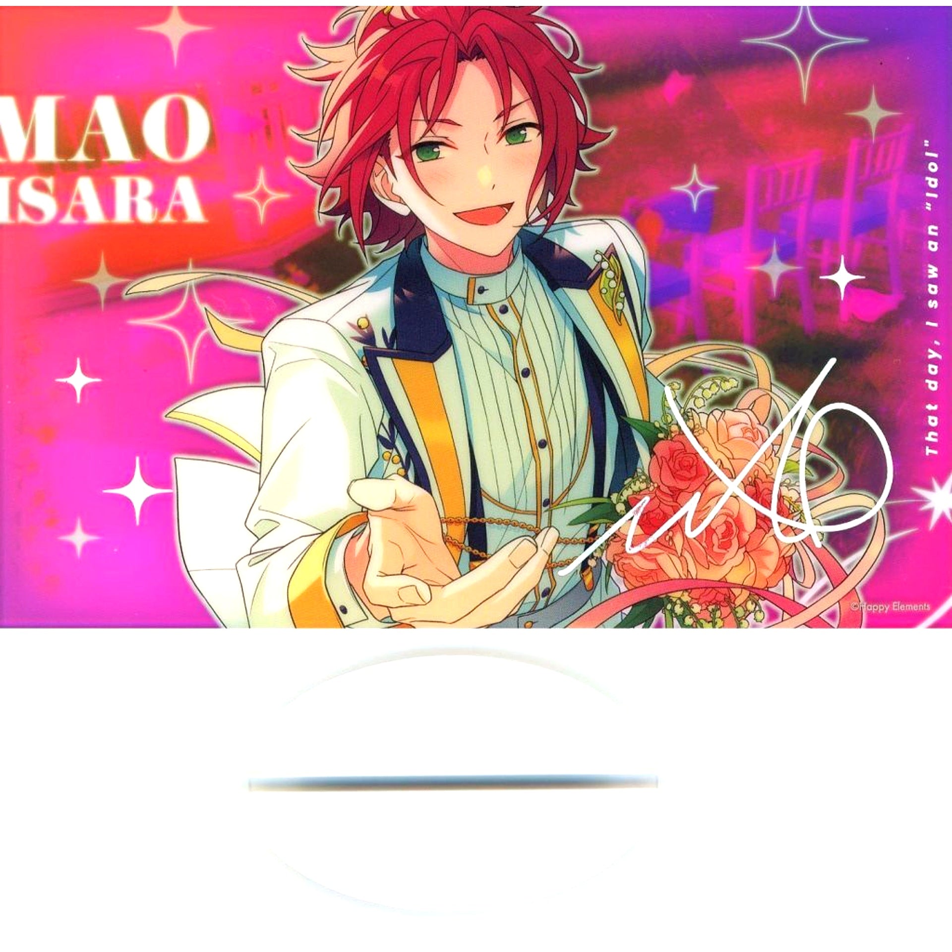 Mao Isara Spotlight Shuffle Acrylic Stand Ensemble Stars 10th Anniversary Exhibition Bright me up [USED]