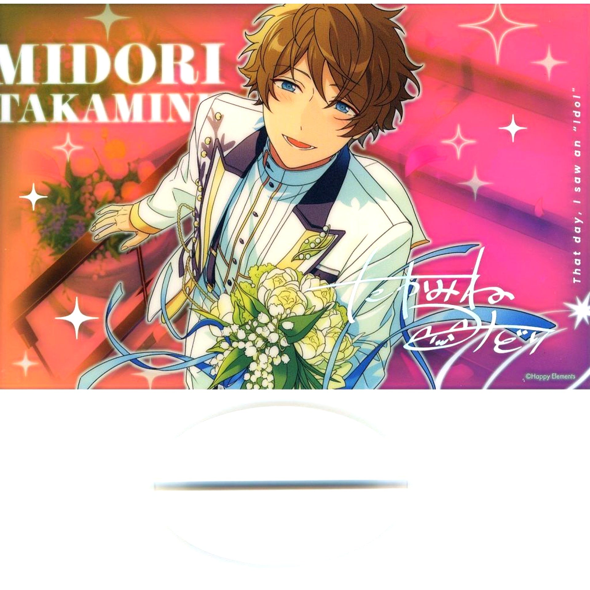 Midori Takamine SPOTLIGHT SHUFFLE Acrylic Stand Ensemble Stars!! 10th Anniv Exhibition Bright me up!! [USED]