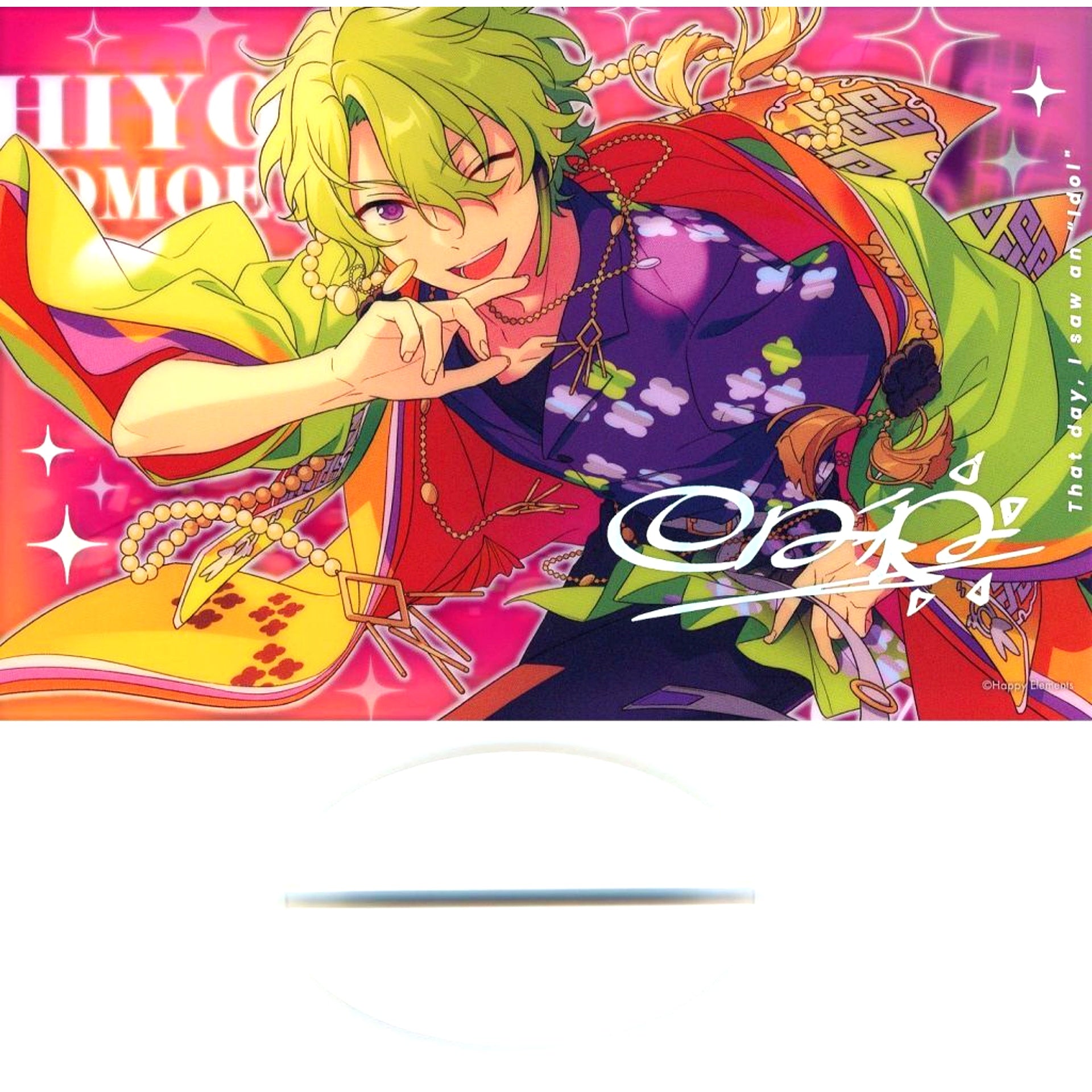 Hiyori Tomoe Spotlight Shuffle Acrylic Stand Ensemble Stars 10th Anniversary Exhibition Bright me up [USED]
