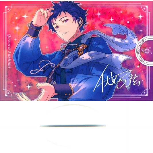 Yuzuru Fushimi B Idol Showcase fine Acrylic Stand Ensemble Stars!! 10th Anniv Exhibition Bright me up!! [USED]