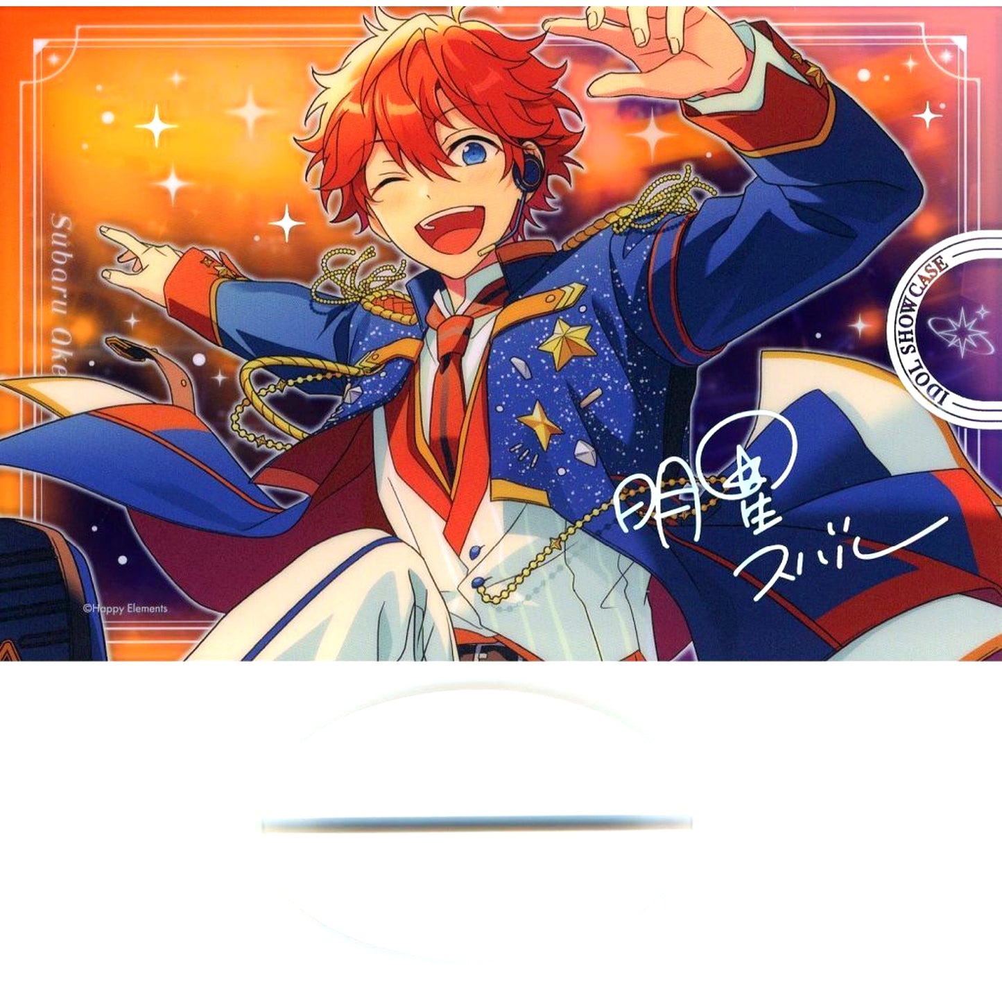 Subaru Akehoshi A Idol Showcase Trickstar Acrylic Stand Ensemble Stars!! 10th Anniv Exhibition Bright me up!! [USED]