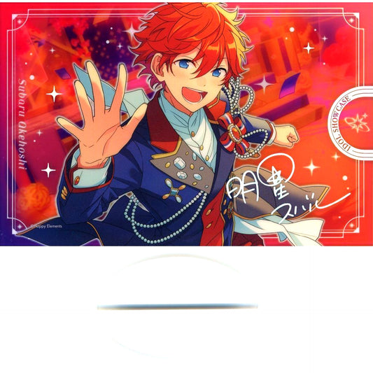 Subaru Akehoshi E Radiance Beyond the Dream Bloomed Ensemble Stars!! Trickstar IDOL SHOWCASE Acrylic Stand 10th Anniversary Exhibition Bright me up!! [USED]