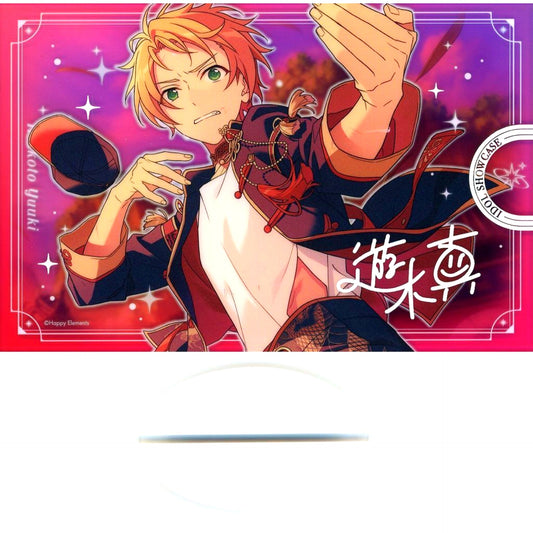 Makoto Yuuki C. IDOL SHOWCASE Trickstar Acrylic Stand Ensemble Stars!! 10th Anniv Exhibition Bright me up!! [USED]