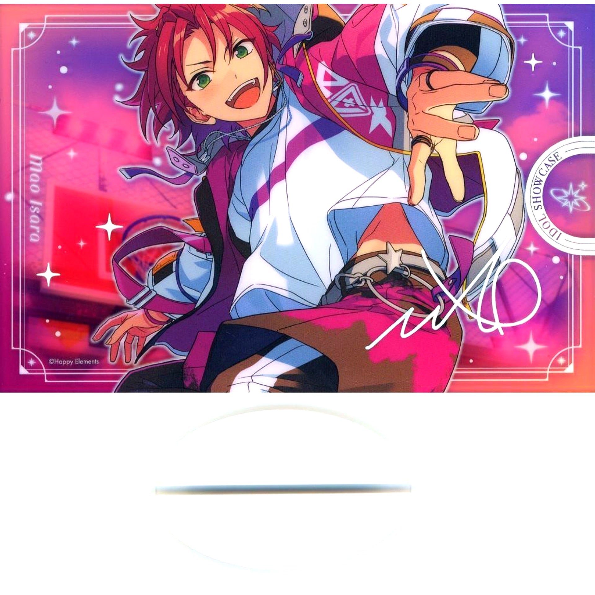Mao Isara A. IDOL SHOWCASE Trickstar Acrylic Stand Ensemble Stars!! 10th Anniv Exhibition Bright me up!! [USED]