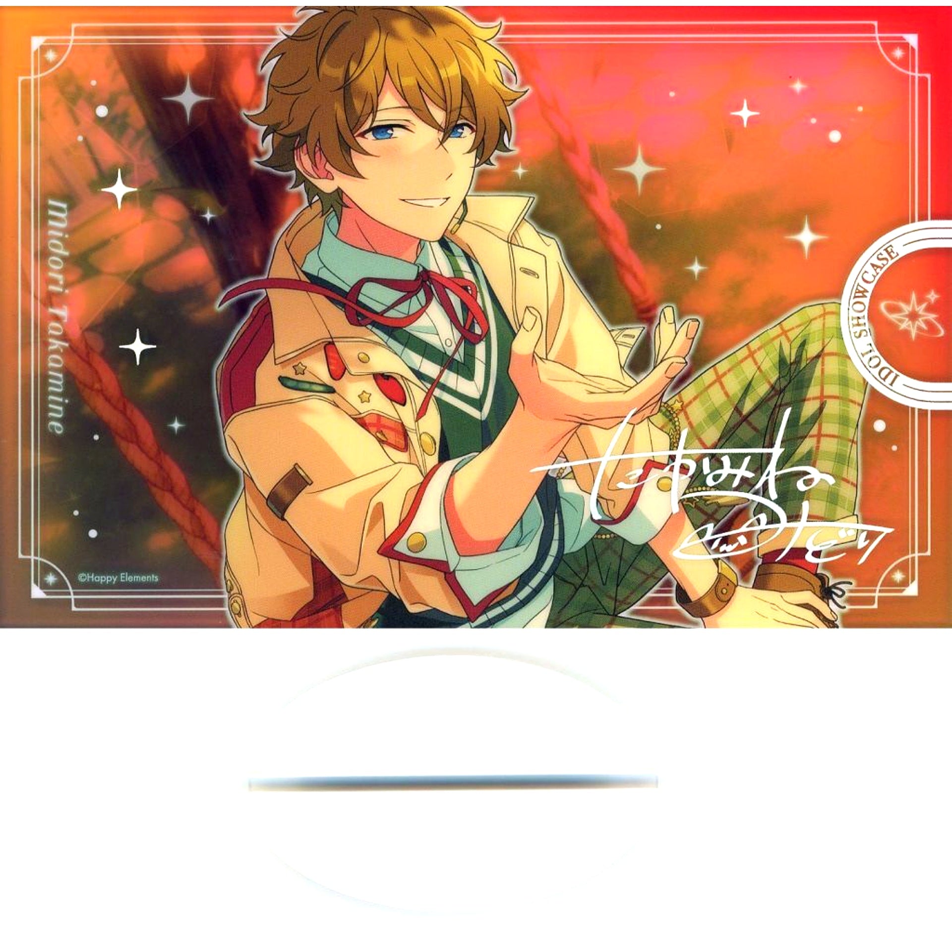 Midori Takamine A Idol Showcase Ryuseitai Acrylic Stand Ensemble Stars!! 10th Anniv Exhibition Bright me up!! [USED]