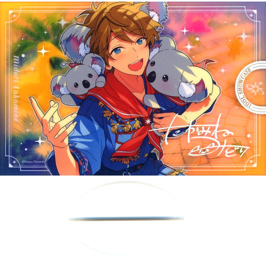 Midori Takamine E Earth and Continent Bloomed Ensemble Stars!! Ryuseitai IDOL SHOWCASE Acrylic Stand 10th Anniversary Exhibition Bright me up!! [USED]