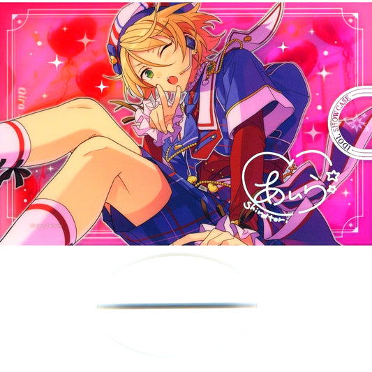 Aira Shiratori A Developing Loveliness Bloomed Ensemble Stars!! ALKALOID IDOL SHOWCASE Acrylic Stand 10th Anniversary Exhibition Bright me up!! [USED]