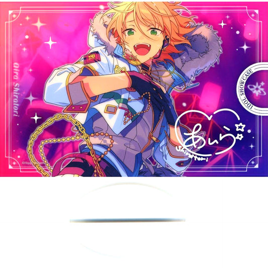 Aira Shiratori E. IDOL SHOWCASE ALKALOID Acrylic Stand Ensemble Stars!! 10th Anniv Exhibition Bright me up!! [USED]