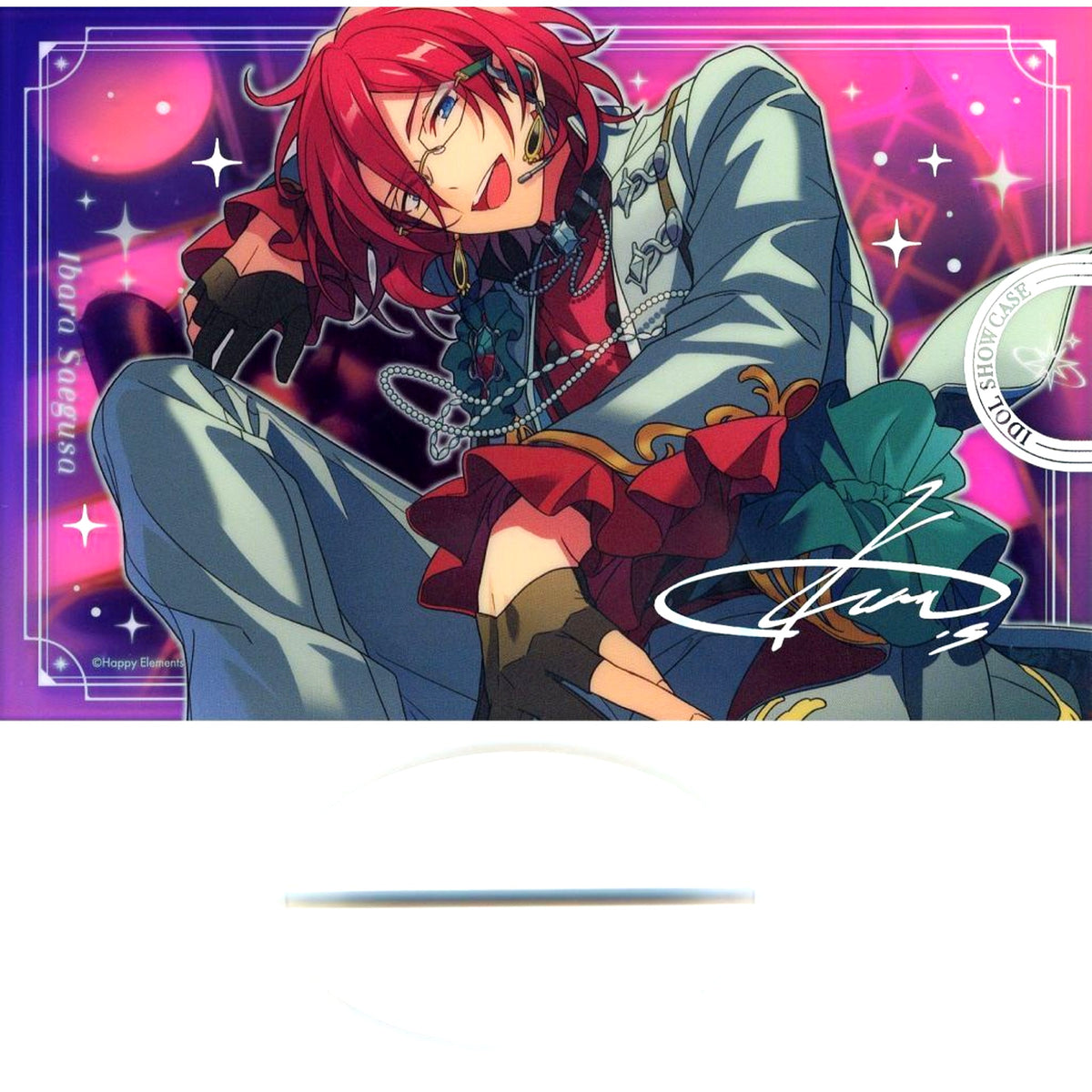 Ibara Saegusa B IDOL SHOWCASE Acrylic Stand Eden Ensemble Stars!! 10th Anniversary Exhibition Bright me up!! [USED]